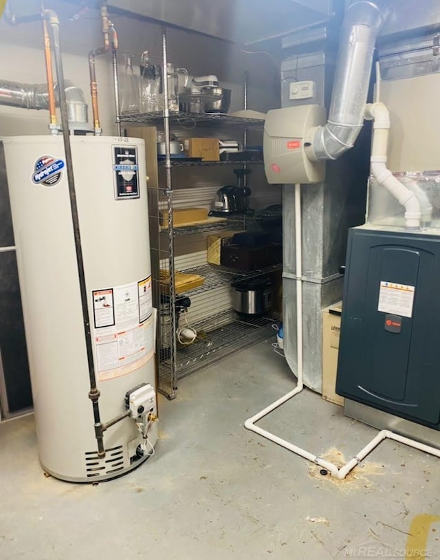 utilities with gas water heater