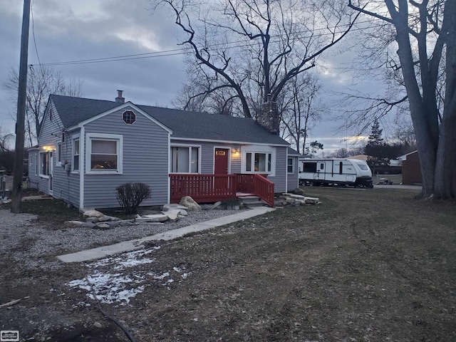 view of front of house