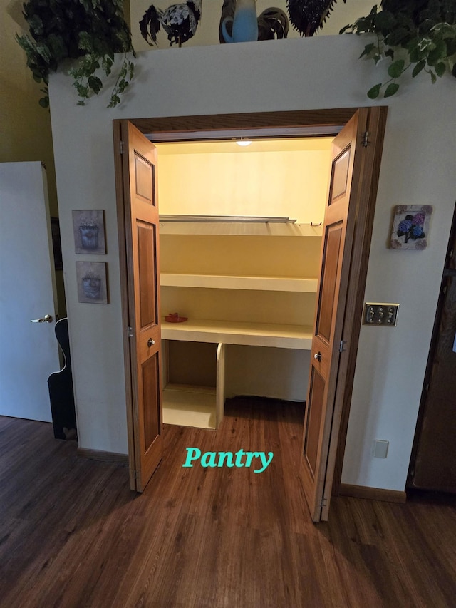 view of pantry