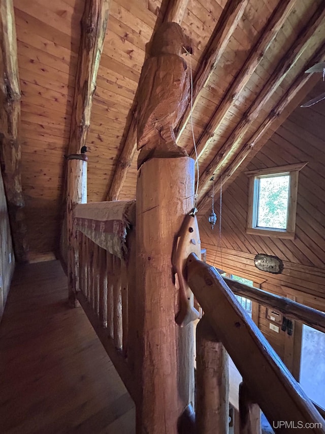 view of horse barn