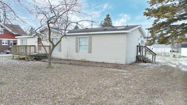 view of rear view of house