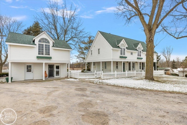 view of front of home