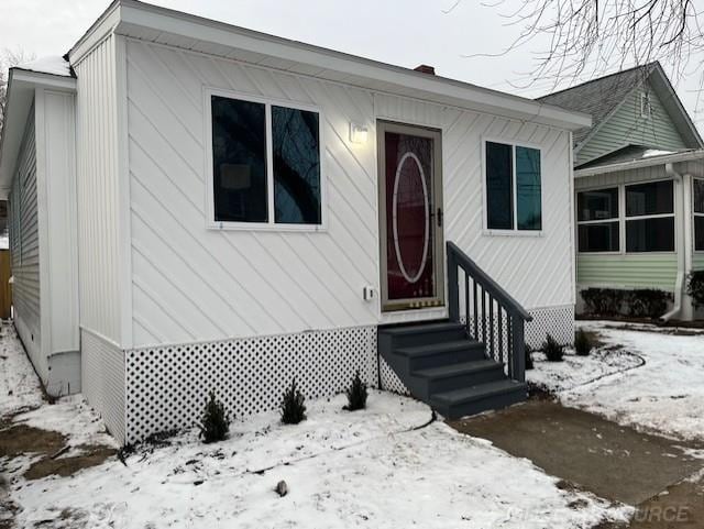 view of front of property