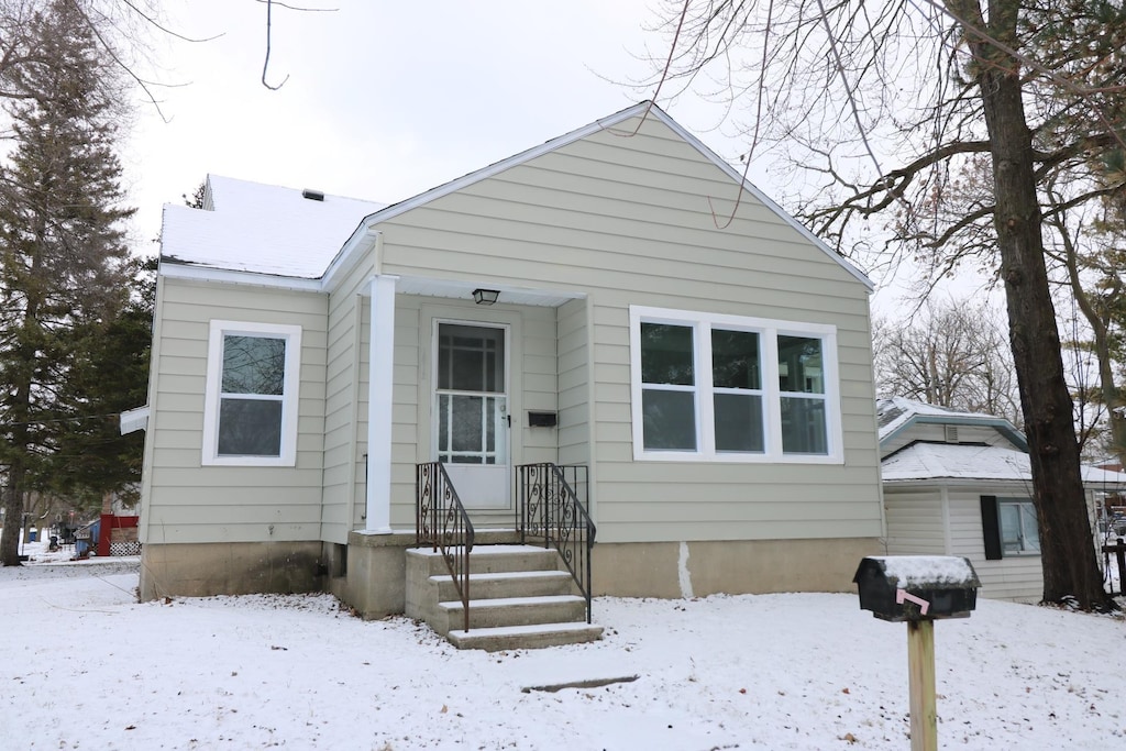 view of bungalow-style house