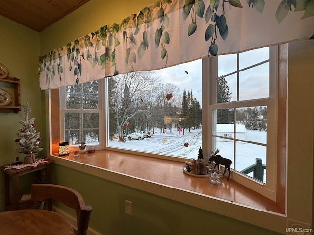 interior space featuring plenty of natural light