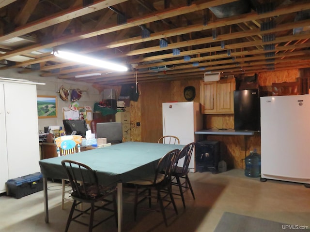 view of dining area