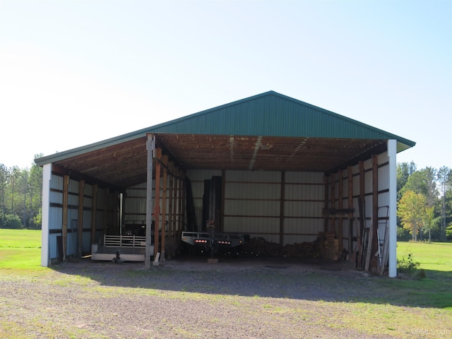 view of outdoor structure