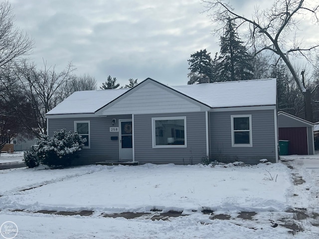 view of front of house