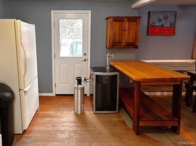 dining room featuring light hardwood / wood-style floors