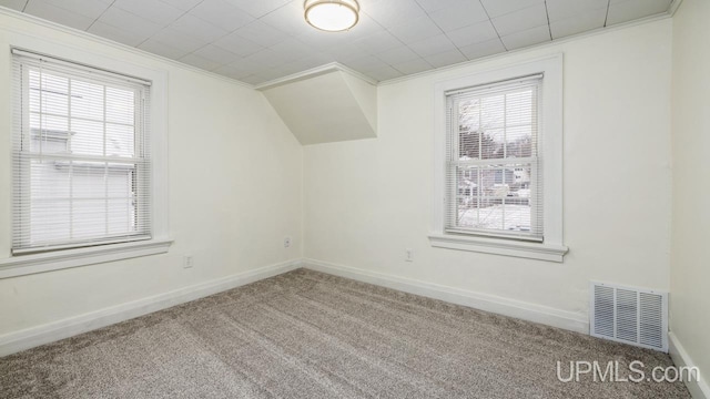 bonus room with carpet floors