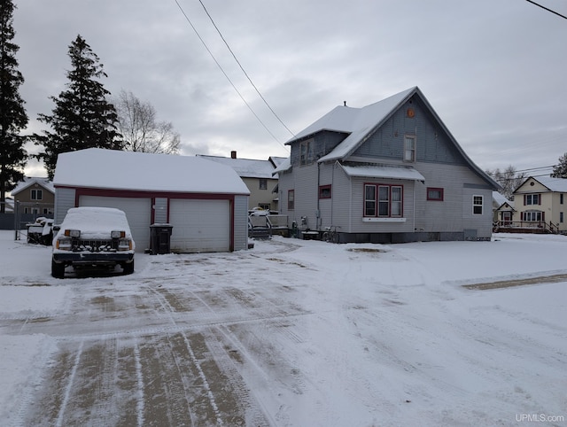 front facade featuring a garage