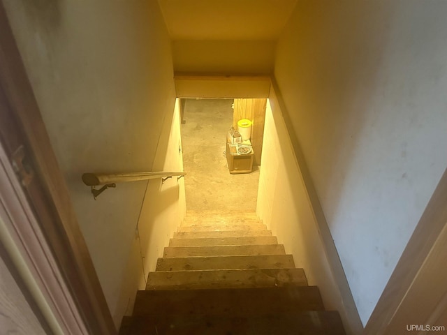 view of staircase