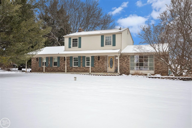 view of front of property