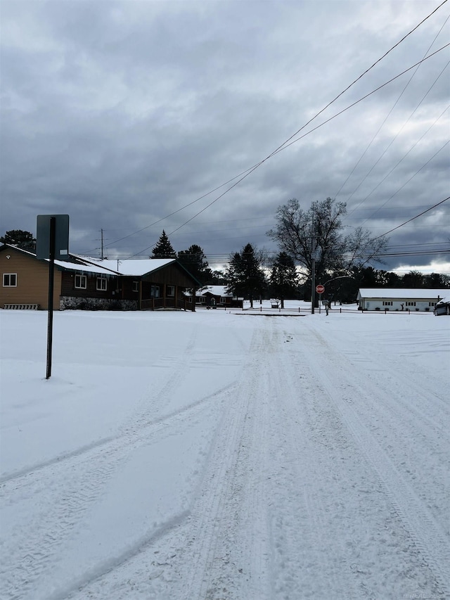 view of road