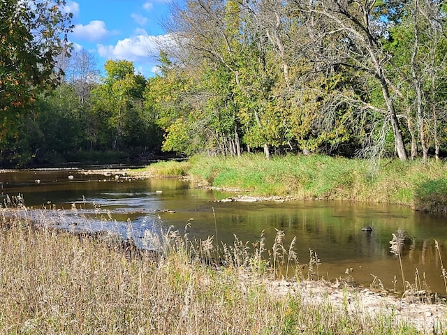 view of water feature