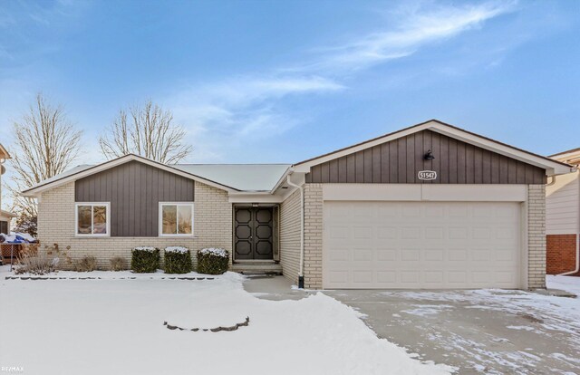 ranch-style house with a garage