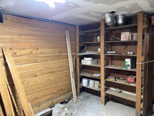 view of storage room