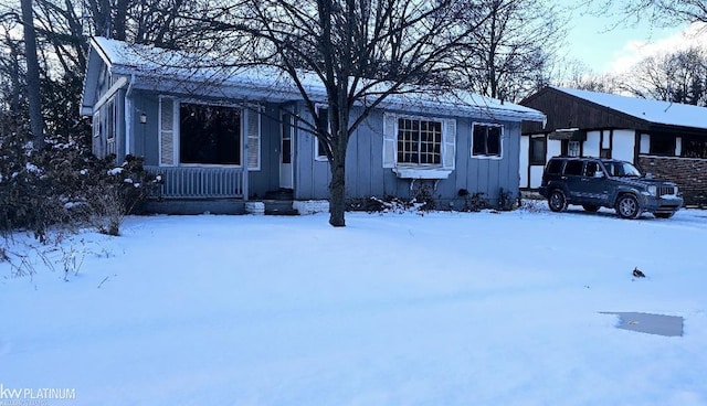 view of ranch-style house