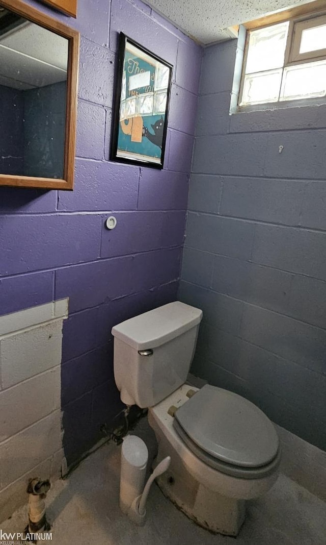 bathroom featuring toilet