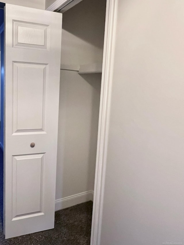 view of closet