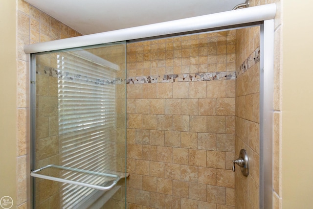 bathroom with walk in shower