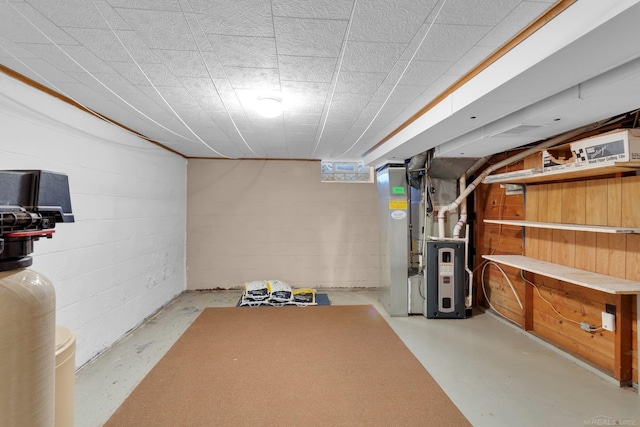 view of basement