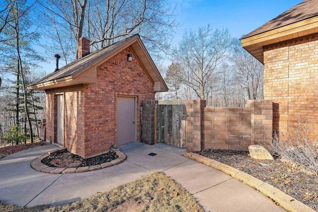 view of outbuilding