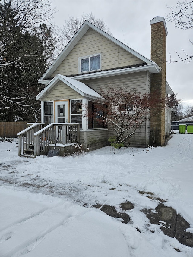 view of bungalow-style house