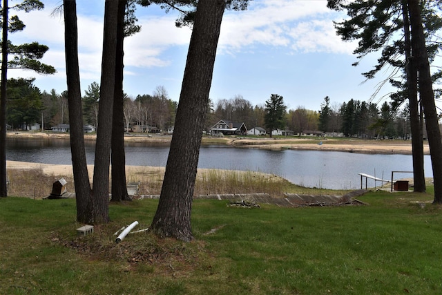 view of water feature