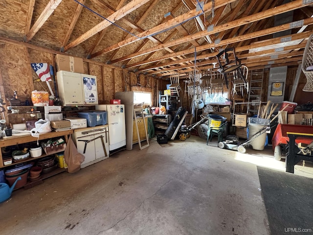 misc room featuring concrete floors