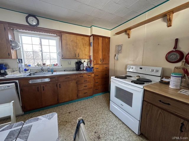 kitchen with white appliances