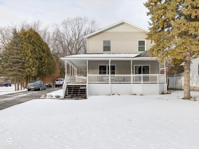 view of front of house featuring a porch