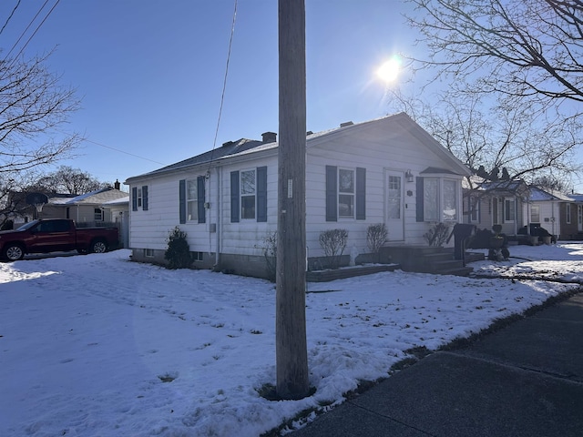 view of front of home