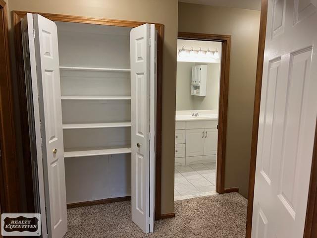 closet with sink