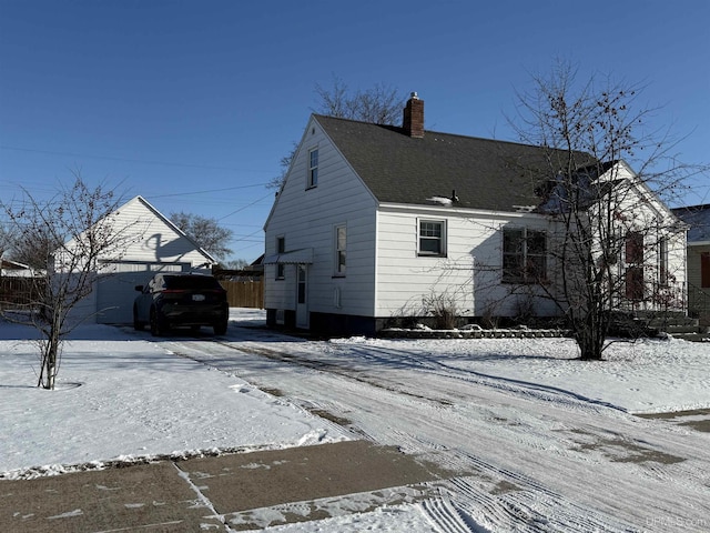 view of front of home