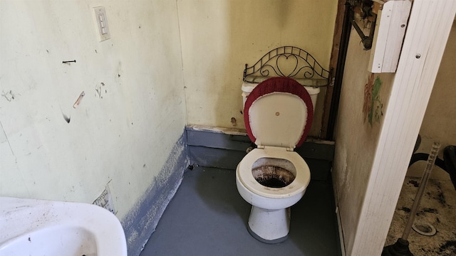 bathroom with toilet