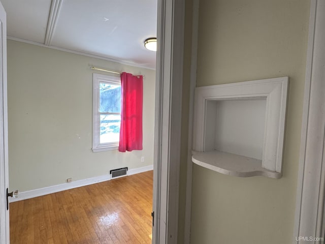 interior space featuring wood-type flooring