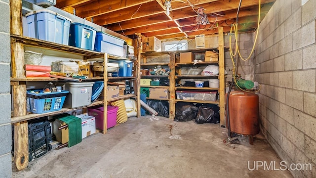 view of storage room