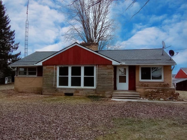 view of front of property