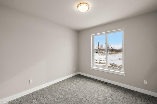 empty room with carpet floors