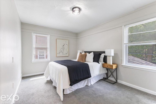 bedroom with carpet flooring