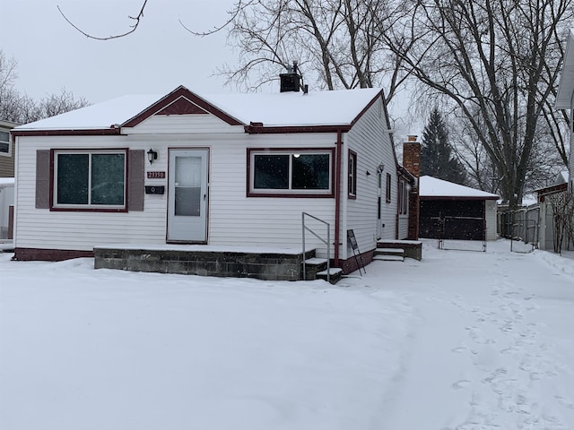 view of bungalow-style house