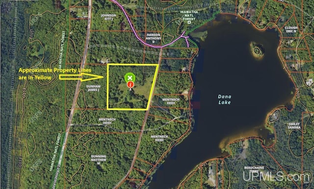 TBDOff Dana Lake Road, Wetmore MI, 49895 land for sale