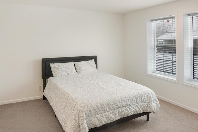 bedroom featuring carpet flooring