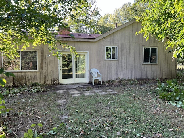 view of back of property