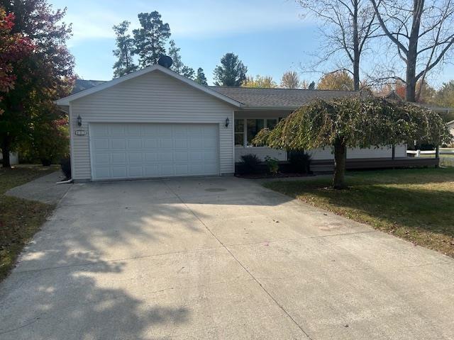 ranch-style house with a garage