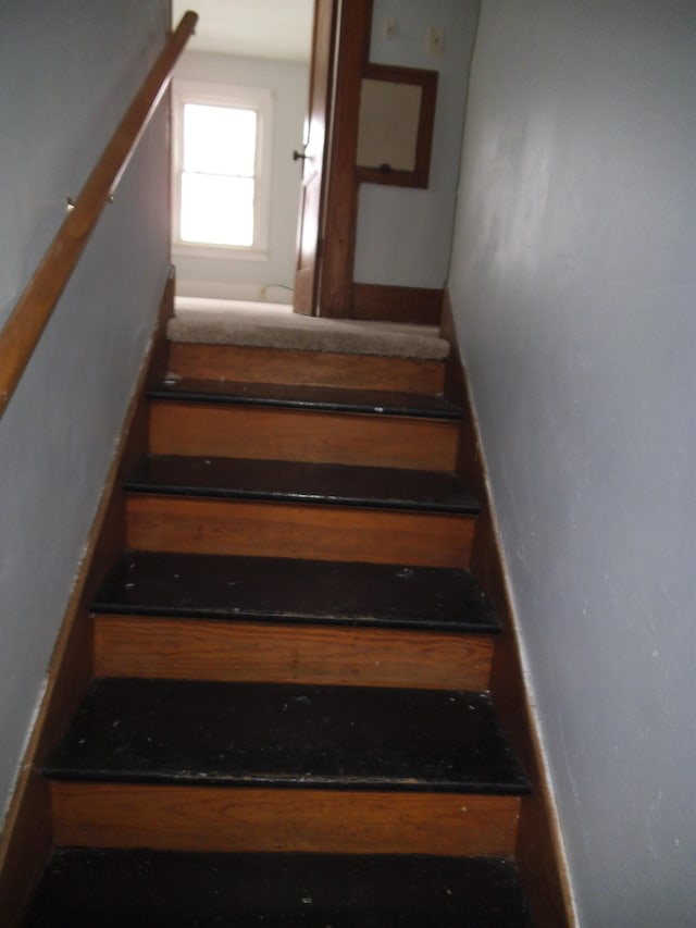 view of stairs