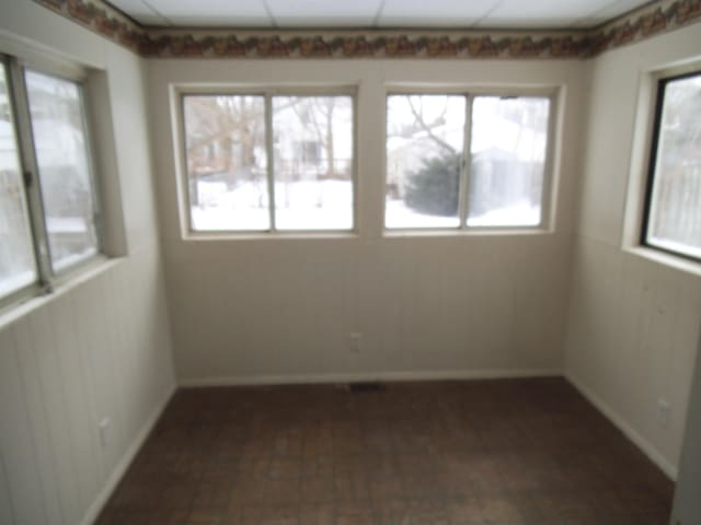 spare room featuring a wealth of natural light