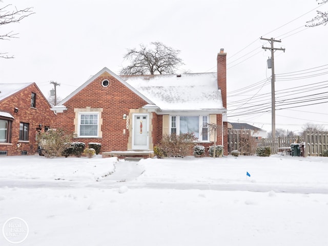 view of front of house