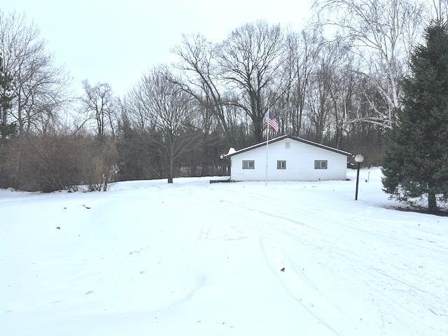 view of snowy yard